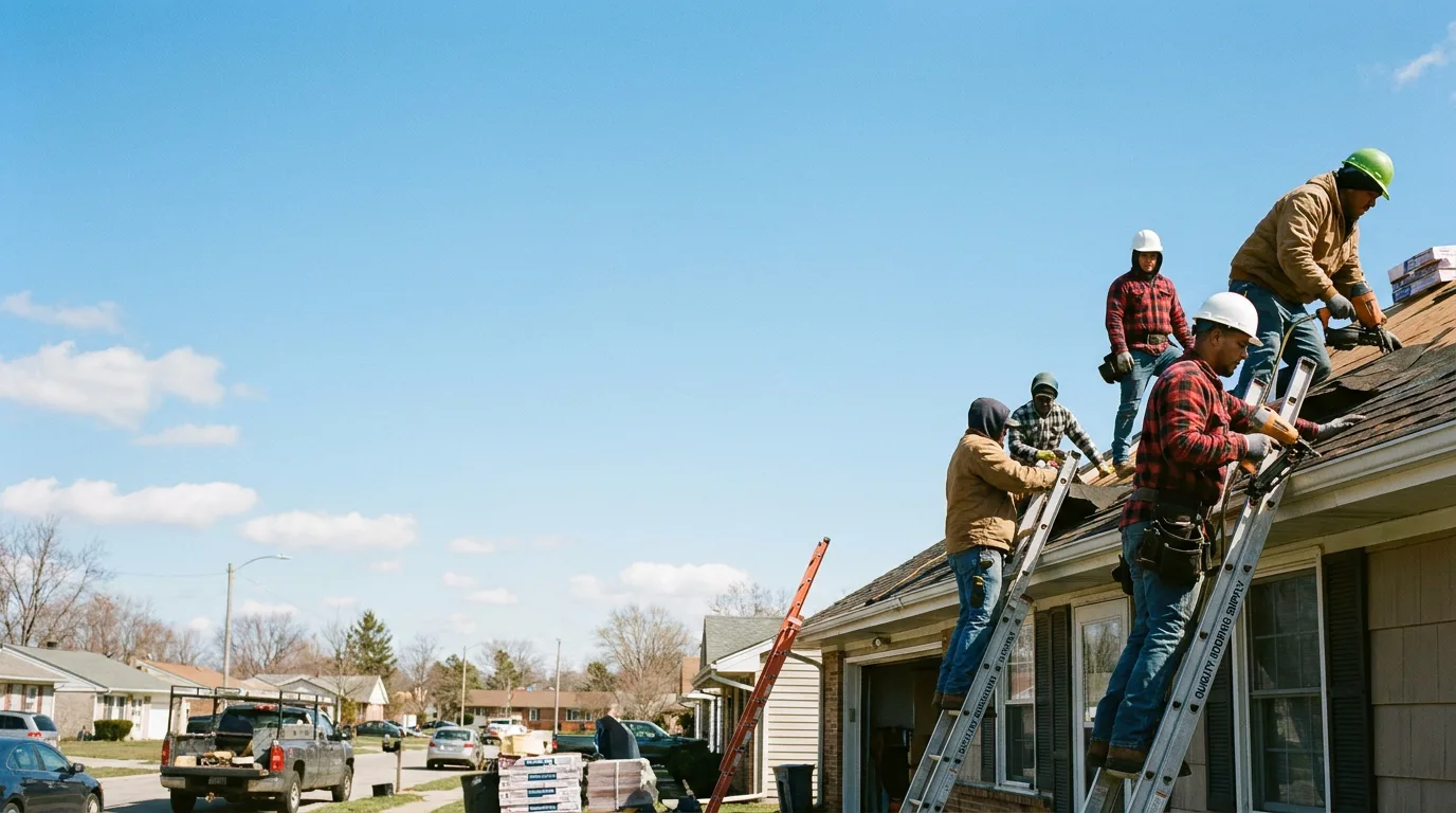 Roofing in Wrightstown, WI near me